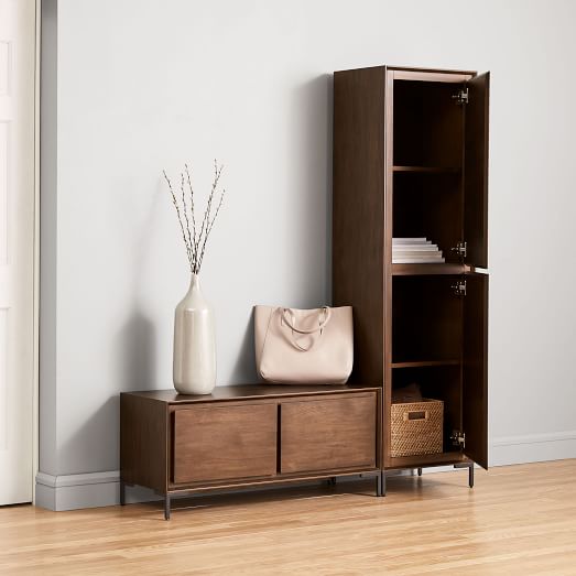 家具 cabinet bench Nolan Entryway Closed Cabinet & Bench Set | West Elm