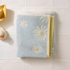 Daisy Carved Towels