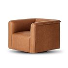 Shaw Leather Swivel Chair