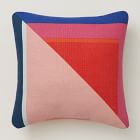 Split Colorblock Indoor/Outdoor Pillow