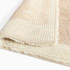 Stacked Shapes Shag Wool Rug