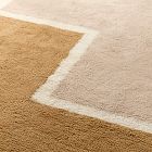 Stacked Shapes Shag Wool Rug
