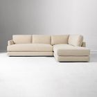 Haven 2-Piece Bumper Chaise Sectional (108"&ndash;113")