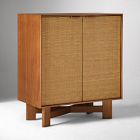Herman Basket Woven Veneer Cabinet (28")