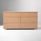 Aggie Cerused 6-Drawer Dresser (60")