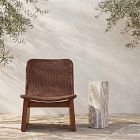 Biloxi Outdoor Faux Marble Side Table (22")