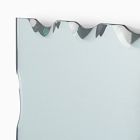 Rough Cut Edge Rectangle Wall Mirror