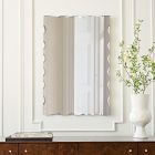 Rough Cut Edge Rectangle Wall Mirror