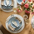 Heathered Easy-Care Round Placemat Sets