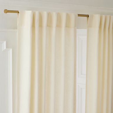 European Flax Linen Light-Filtering Curtain