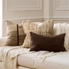 Spliced Basketweave Pillow Cover &amp; Throw Set