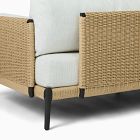 Ventura Aluminum Outdoor Sofa, Lounge Chair &amp; Coffee Table Set