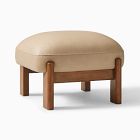 Nils Leather Chair Ottoman