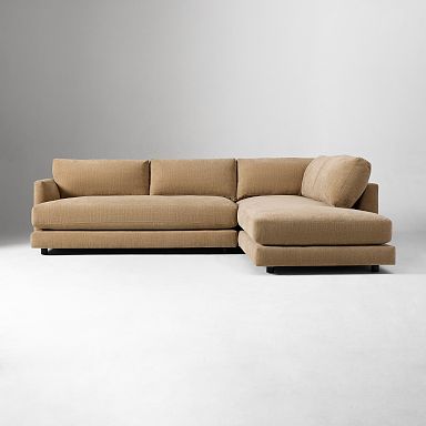 Haven 2-Piece Bumper Chaise Sectional (108"&ndash;113")