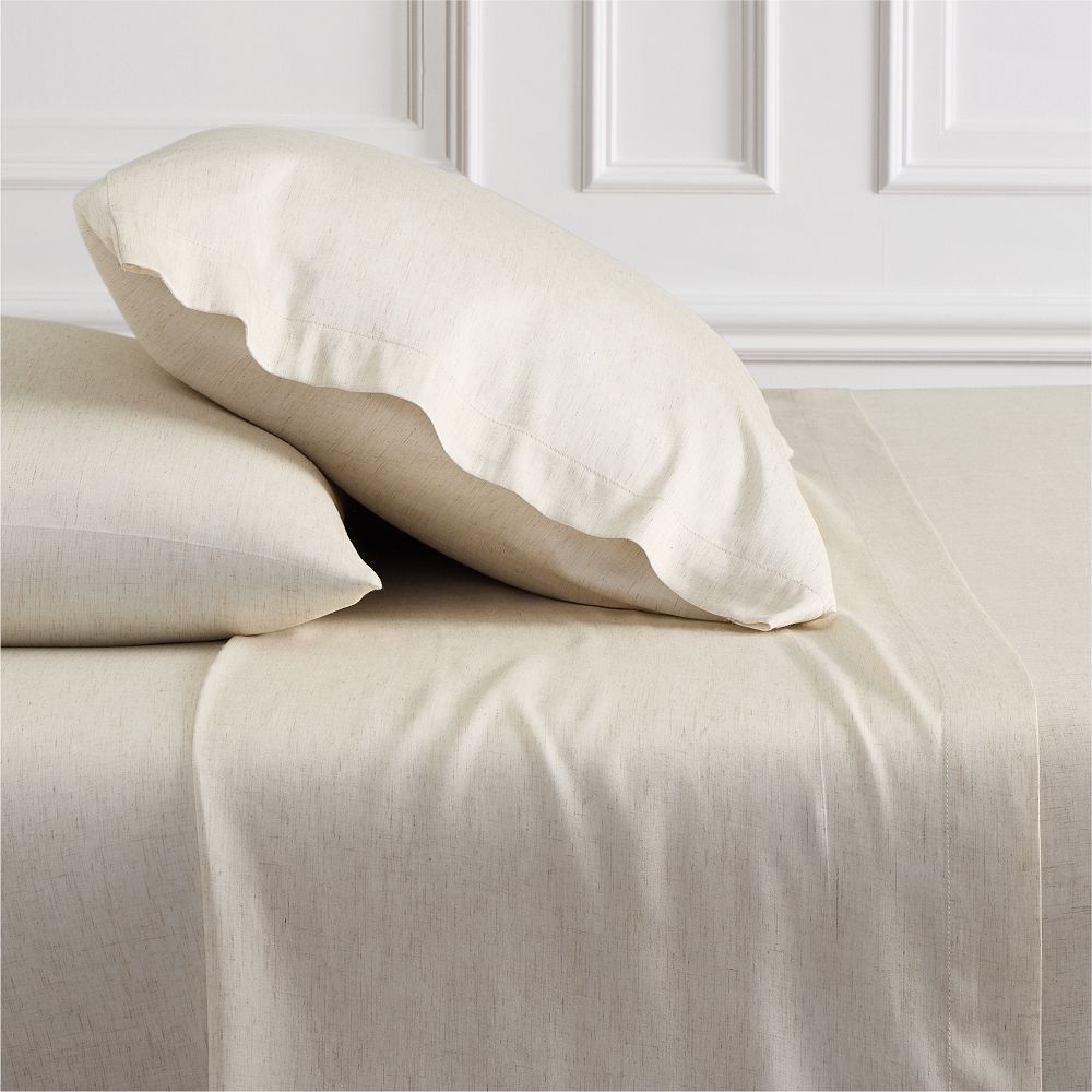 Silky TENCEL™ Sheet Set - Cal King, Natural Fleck