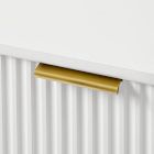 Quinn Small Bath Storage Metal Legs & Hardware, Antique Brass