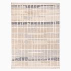 Grid Plaid Shag Rug