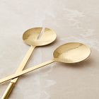 Hammered Metal Salad Servers (Set of 2)