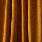 Worn Velvet Curtain - Golden Oak