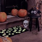 Ed Emberley Glow-in-the-Dark Eyes Doormat