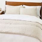 European Flax Linen Linework Quilt &amp; Shams