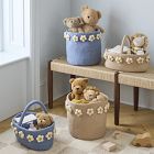 Handcrafted Felt Daisy Diaper Caddy