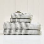 Two-Tone Waffle Towels 
