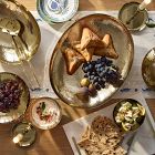 Hammered Metal Serveware