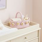 Handcrafted Felt Daisy Diaper Caddy