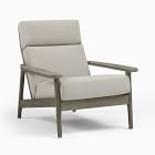Mid-Century Outdoor High-Back Lounge Chair