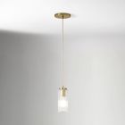 Weston Fluted Glass Pendant (5")