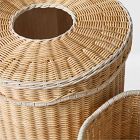 Woven Scalloped Hampers (Set of 2)