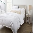 Embroidered Metallic Blocks Oversized Lumbar Pillow Cover