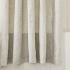 European Flax Linen Shower Curtain