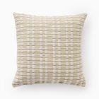 Blue Striped Plaid Outdoor Pillow Set