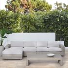 Urban Outdoor 3-Piece Chaise Sectional (130")