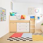 Ziggy Low Loft Bed w/ Desk &amp; Dresser