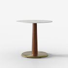 Claire Restaurant Round Dining Table - Porcelain