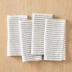 European Striped Linen 20x20 Napkin Sets