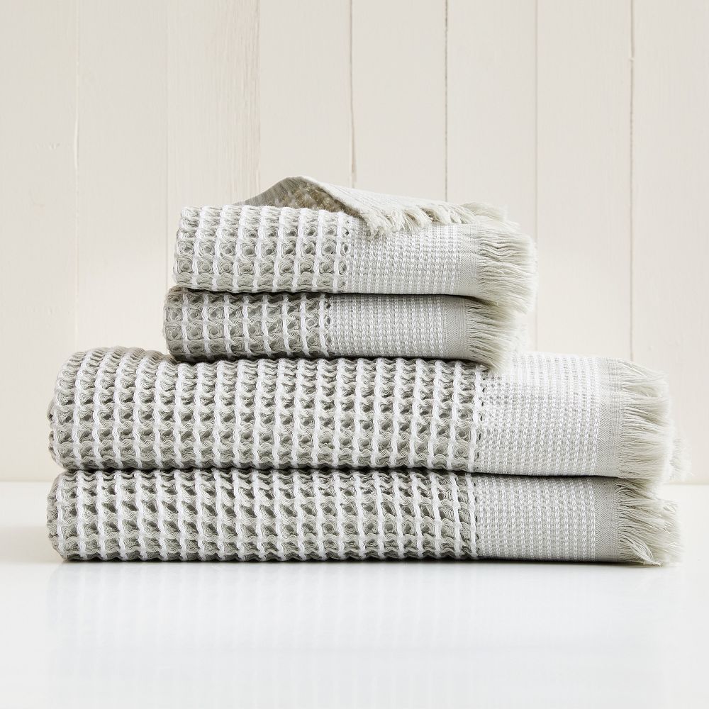 Two-Tone Waffle Towels