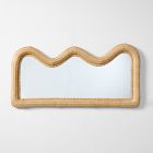Woven Rattan Mirror (48")