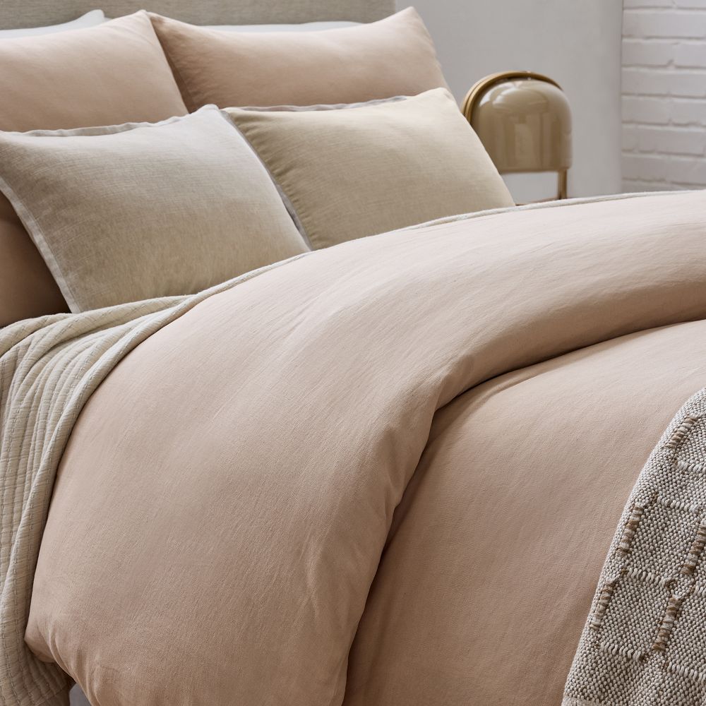 European Flax Linen Duvet Cover & Shams