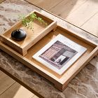 Pedestal Wood Trays
