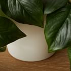 Faux Potted Green Philodendron Plant