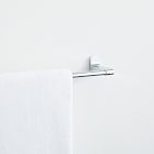 Mid-Century Contour Bathroom Hardware - Chrome