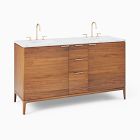 Parker Double Bathroom Vanity (63")