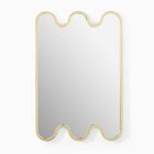 Squiggle Framed Wall Mirror (36")