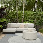Telluride Aluminum Outdoor 2-Piece Chaise Sectional (113")