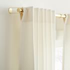 Cotton Velvet Curtain - Alabaster