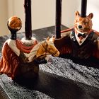 Dapper Animal Halloween Candleholders